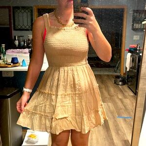 Tan sundress